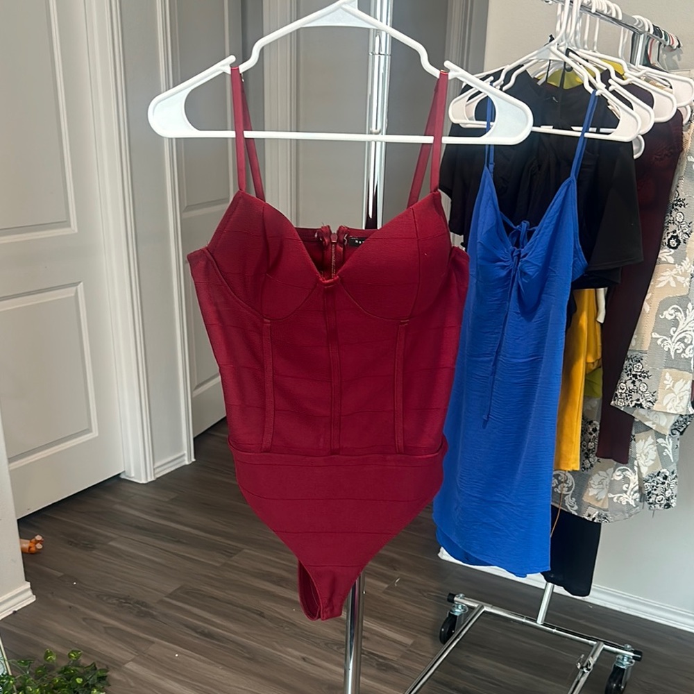 Stylish Red One Piece